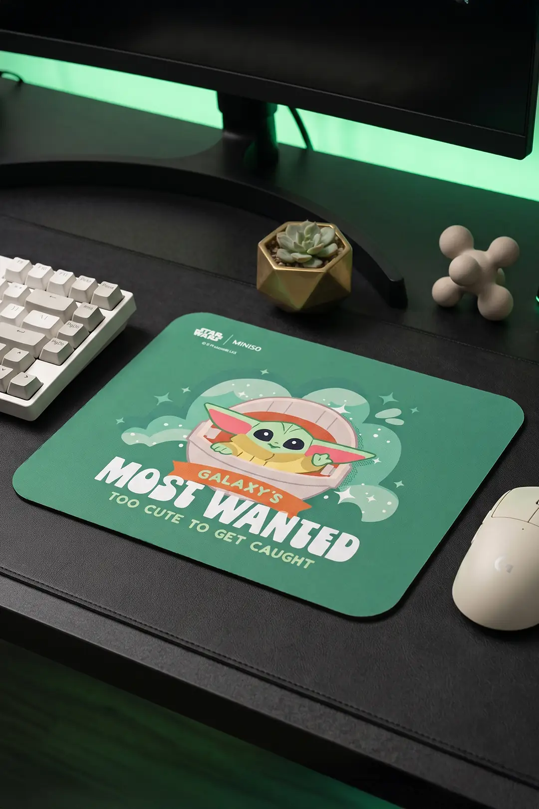 Disney Lisanslı Star Wars Grogu Mouse Pad – Sevimli Masaüstü ve Oyun Aksesuarı