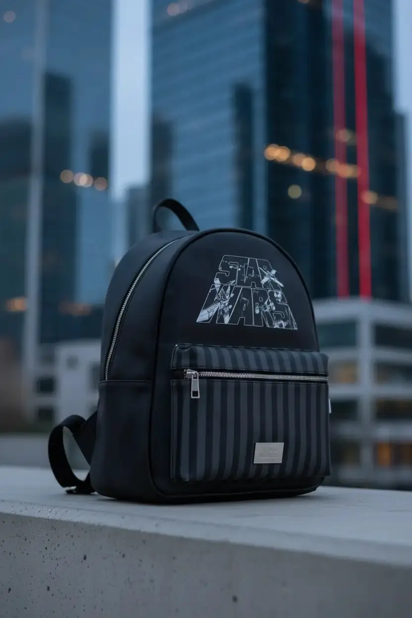 Star Wars Lisanslı Logolu Sırt Çantası 30 x 14 x 36 cm – Ayarlanabilir Askılı