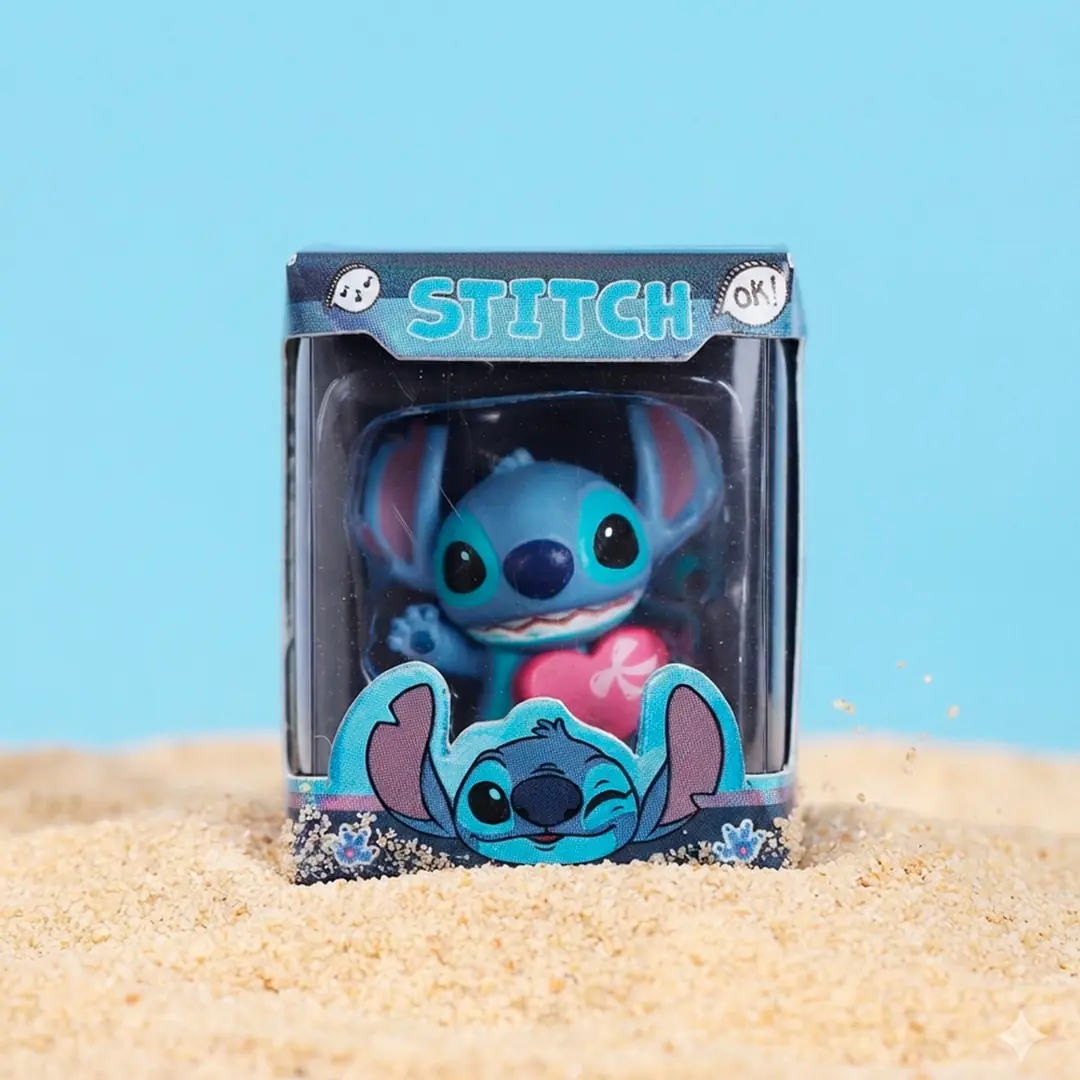 Disney Lisanslı Lilo & Stitch Mini Figür 1.0 – Koleksiyonluk PVC Tasarım