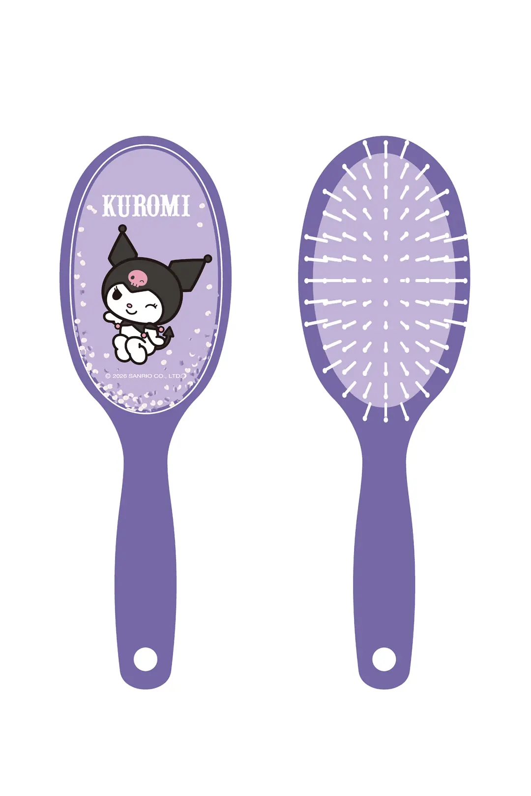 Kuromi Simli Oval Paddle Saç Fırçası