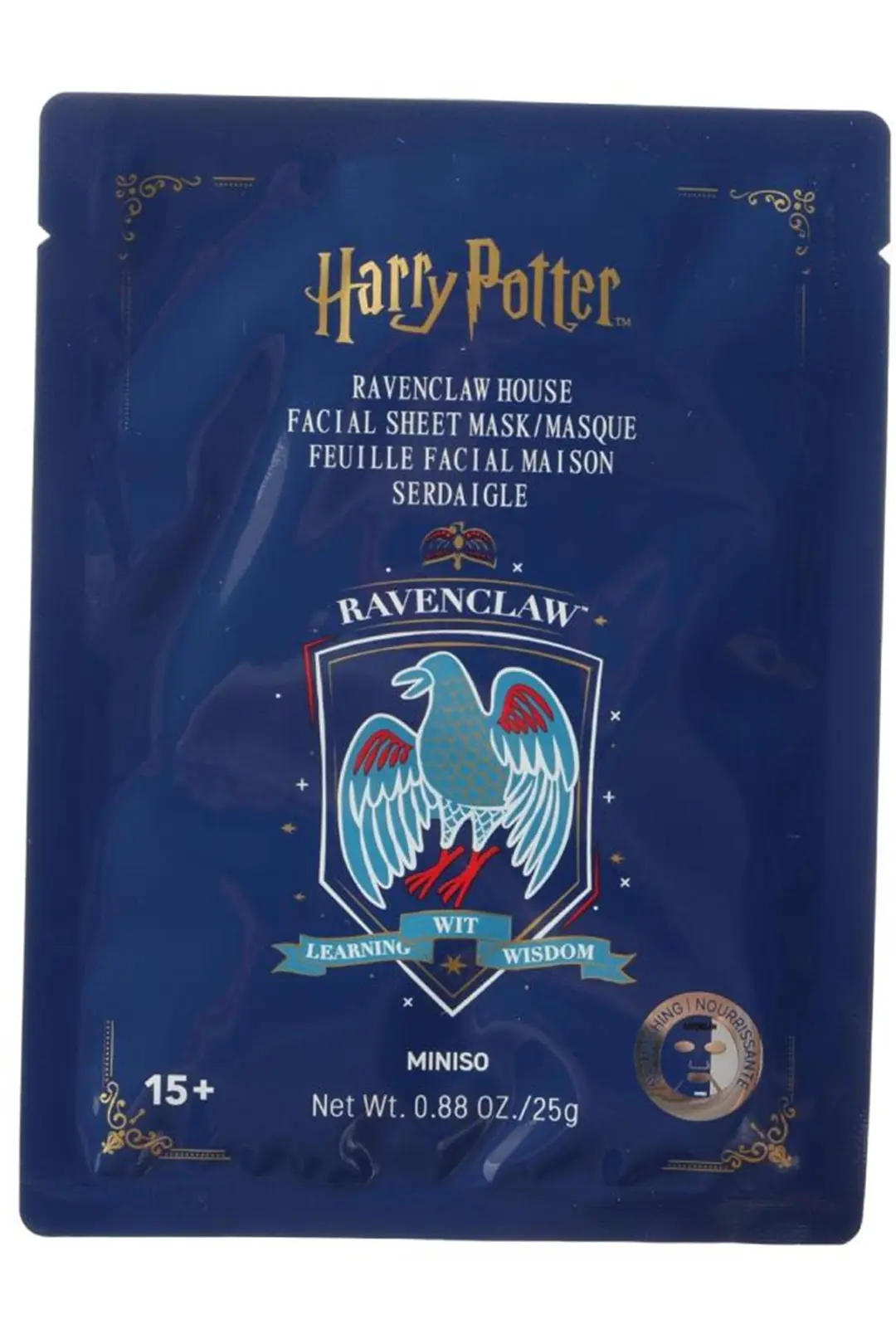 Harry Potter Lisanslı Ravenclaw Kağıt Yüz Maskesi – Derinlemesine Nemlendirici ve Ferahlatıcı Bakım