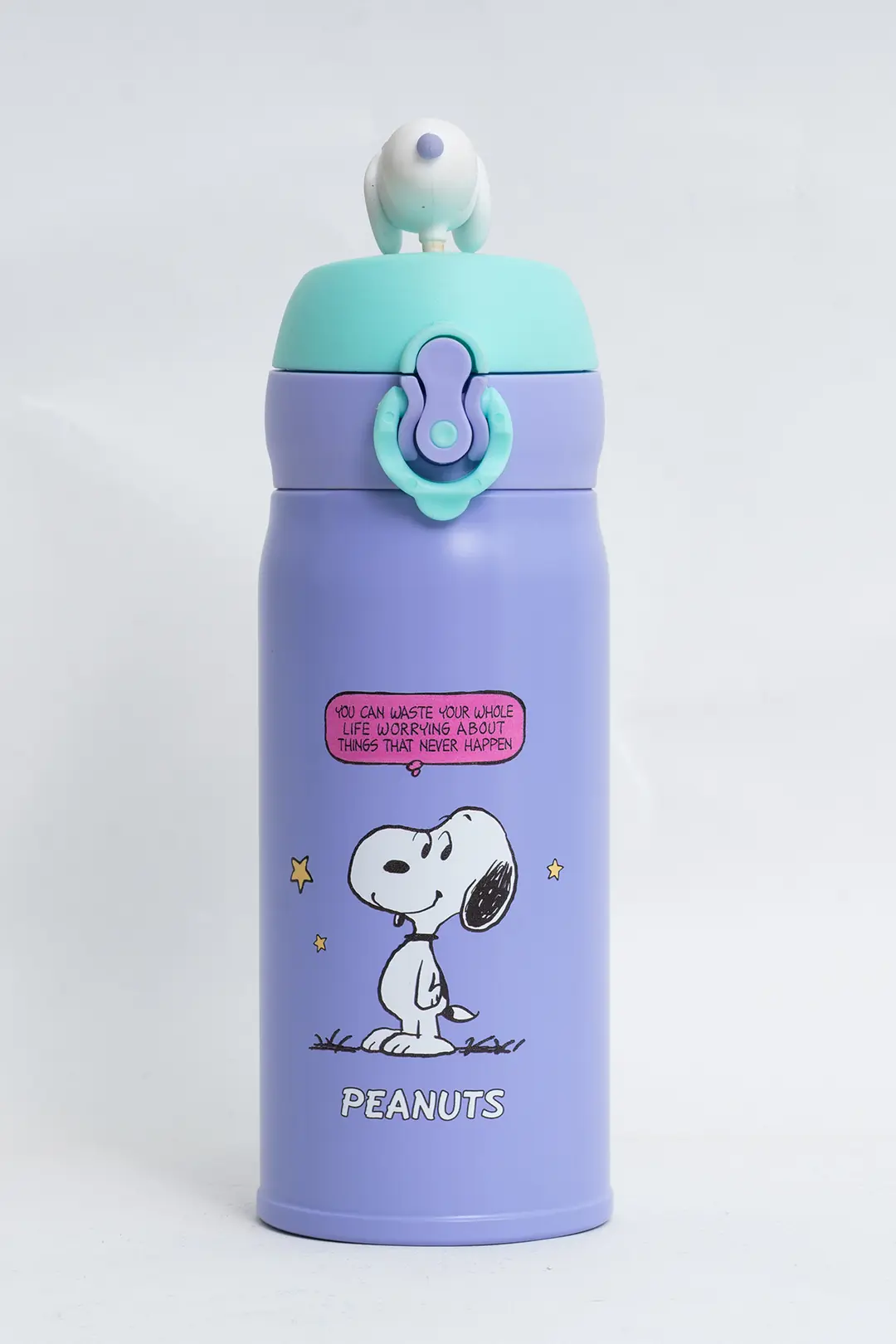 Snoopy Lisanslı Vintage Serisi Dekorasyonlu Termos 320 Ml – Paslanmaz Çelik Sızdırmaz 20,5 Cm