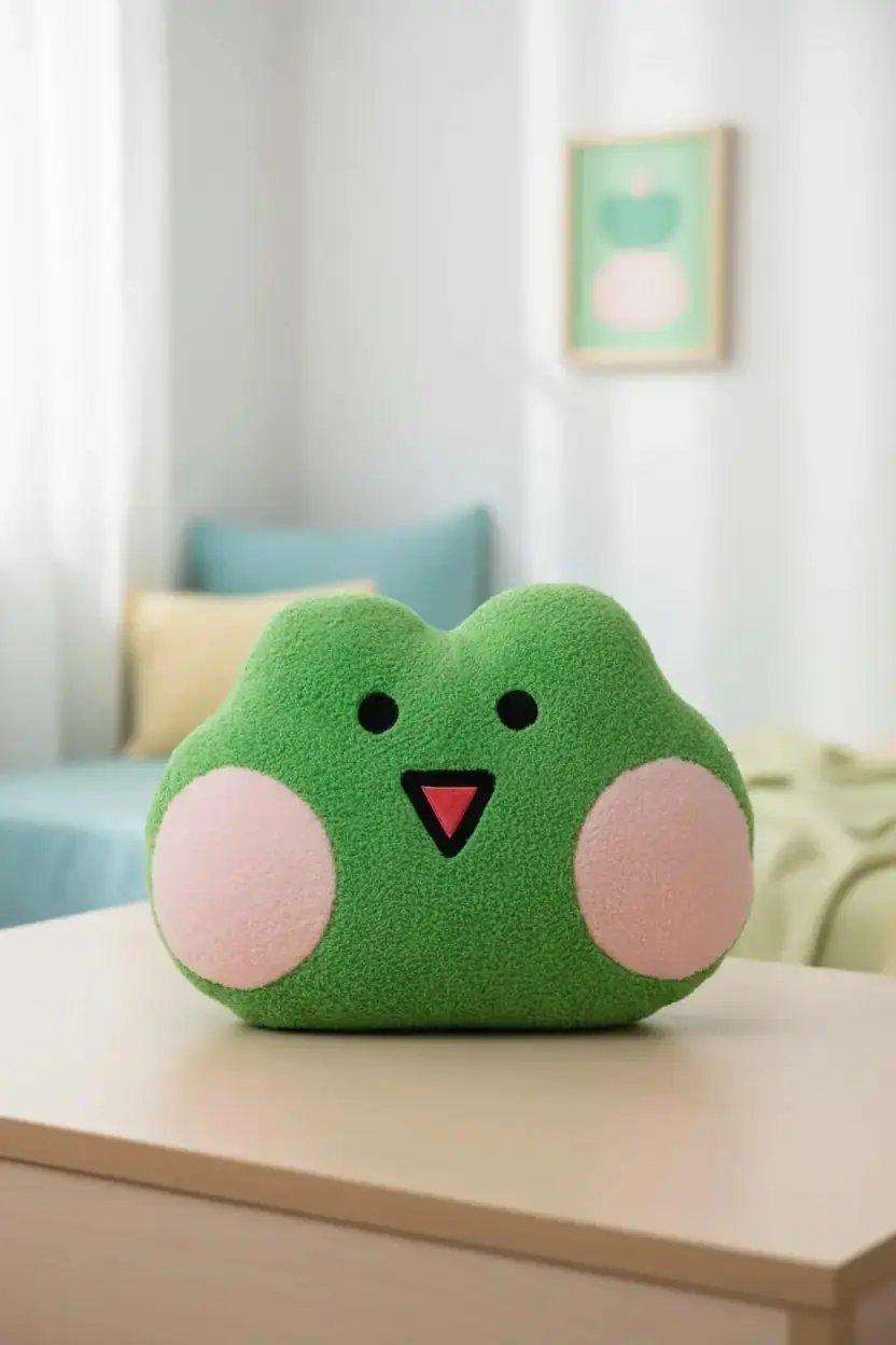 Miniso Lisanslı Minini Koleksiyonu Lenini Baş Şeklinde Yastık – 43 Cm