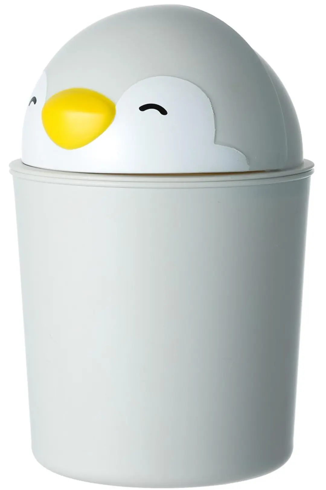 Miniso Lisanslı Mini Family Serisi Masaüstü Çöp Kovası Pen Pen – Mini Çöp Kovası
