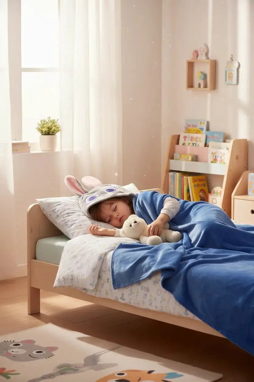 Disney Zootropolis Lisanslı Kalın Kapüşonlu Battaniye (Judy)