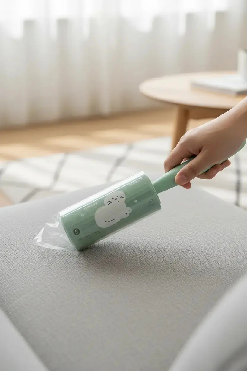 Miniso Lisanslı Hayvan Serisi Tüy Toplayıcı Rulo – 60 Yaprak Yeşil Kıyafet Kumaş Temizleyici