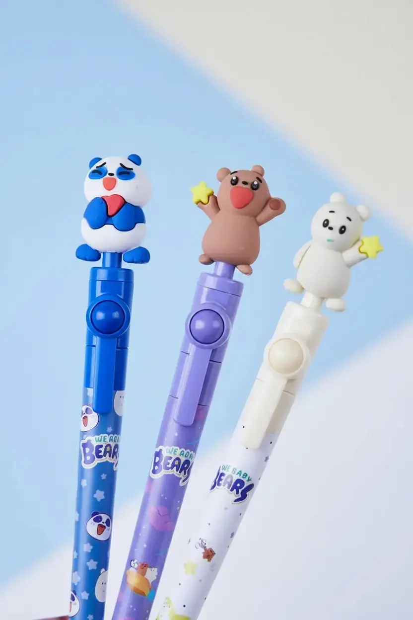 We Baby Bears Lisanslı Figürlü Jel Kalem