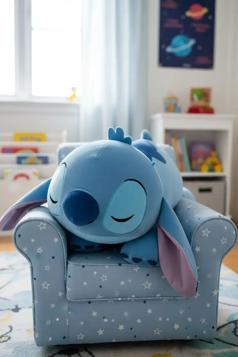 Disney Lisanslı Yatan  Peluş Oyuncak 61 cm- (Stitch)