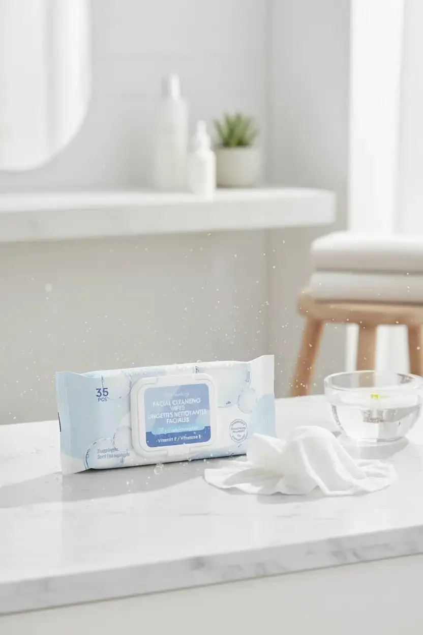 Miniso Lisanslı Vitamin E Makyaj Temizleme Mendili Besleyici Etki 10 Cm