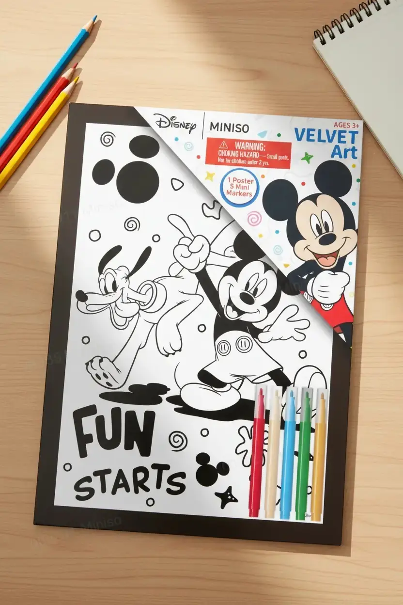 Disney Mickey Mouse Lisanslı Boyama Seti – Yaratıcı & Eğlenceli Aktivite