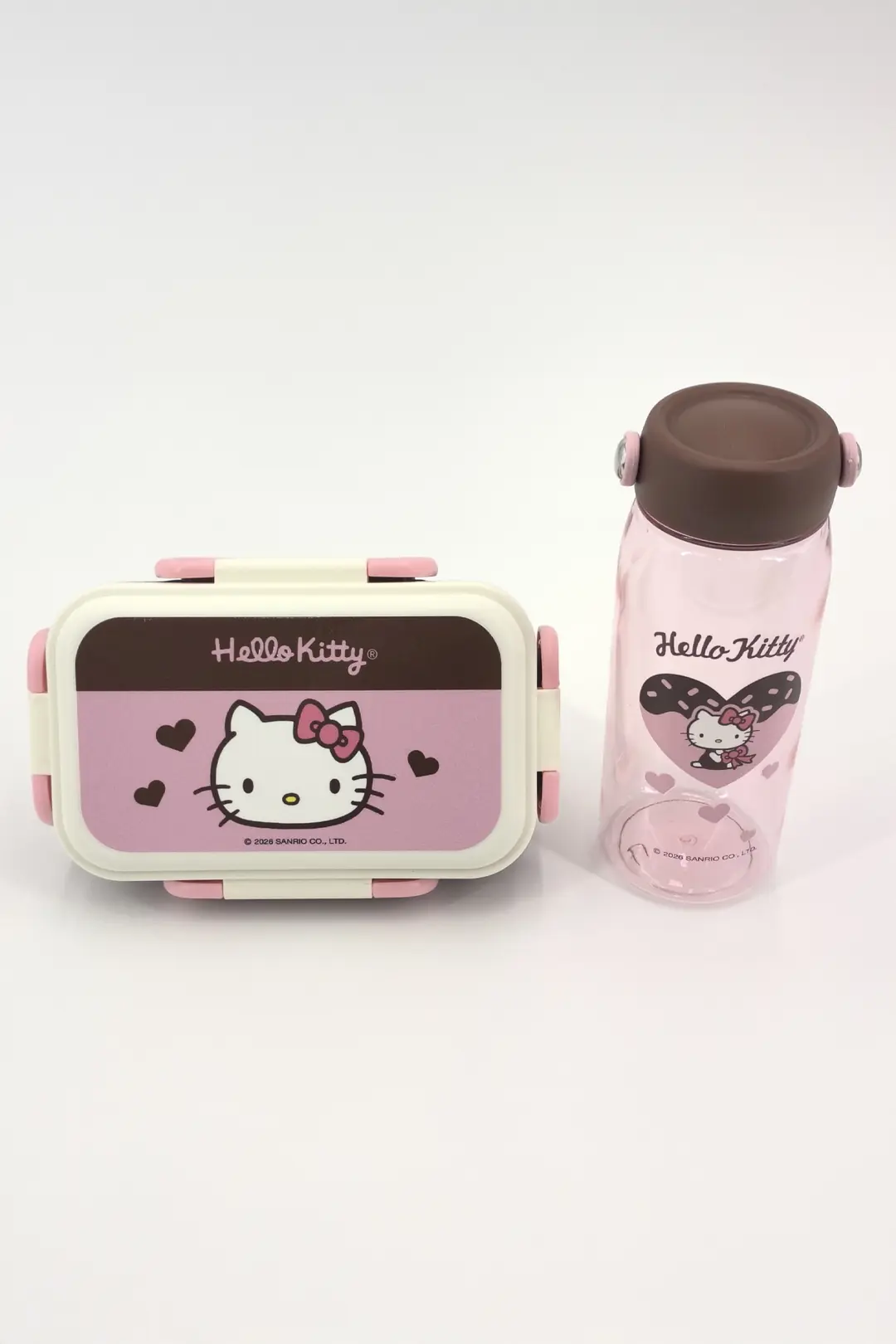 Hello Kitty Chocolate Serisi Yemek Kutusu ve Su Şişesi Seti