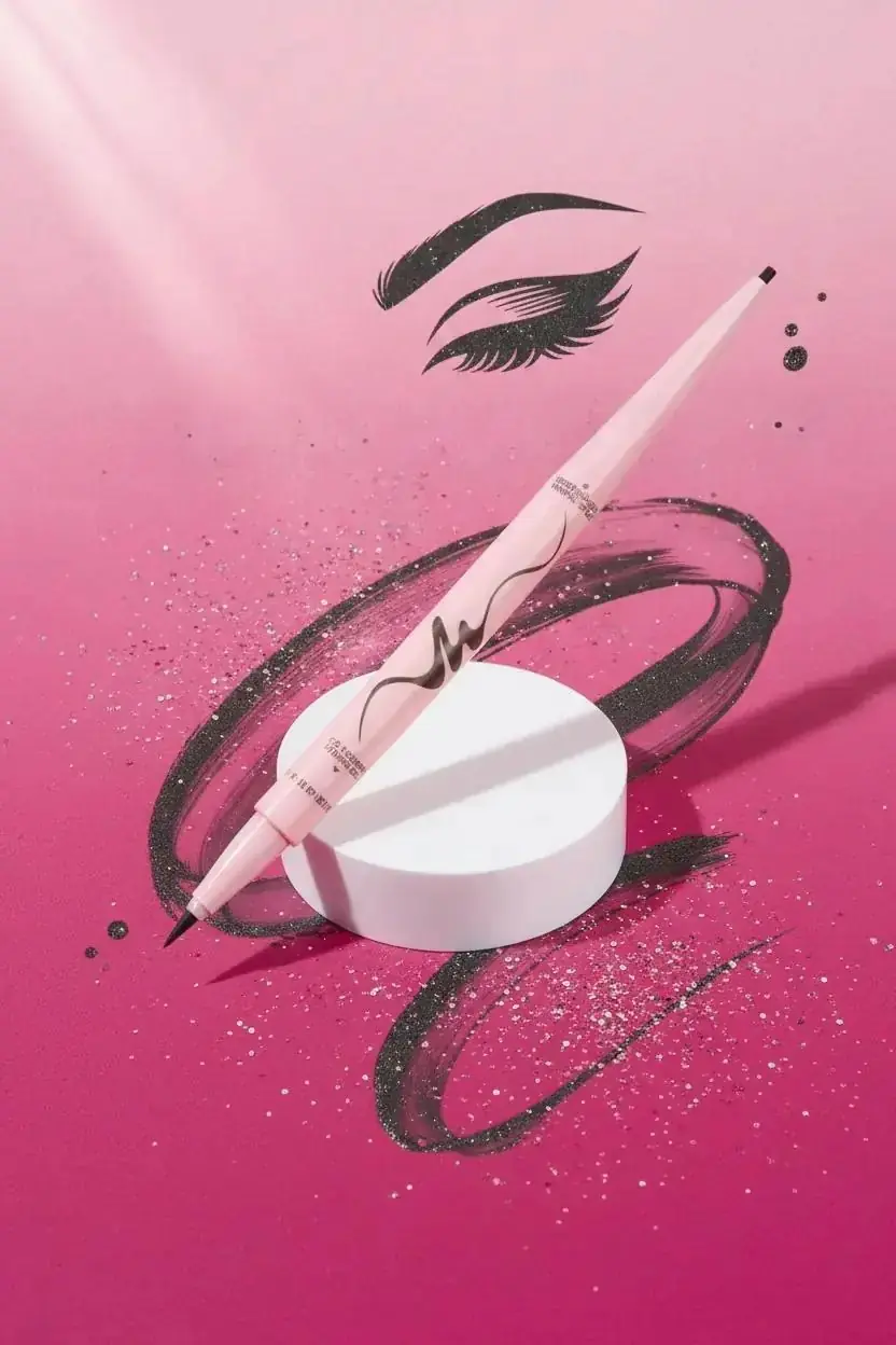 Minimalist Serisi Çift Taraflı Eyeliner (02 Kahve)