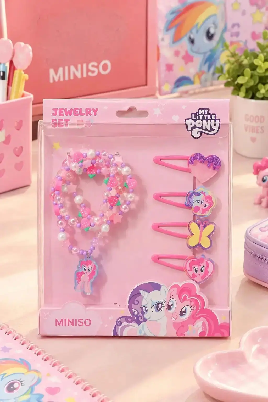 My Little Pony Lisanslı Toka Seti – Renkli ve Eğlenceli Saç Aksesuarı (6 Adet) 19 Cm