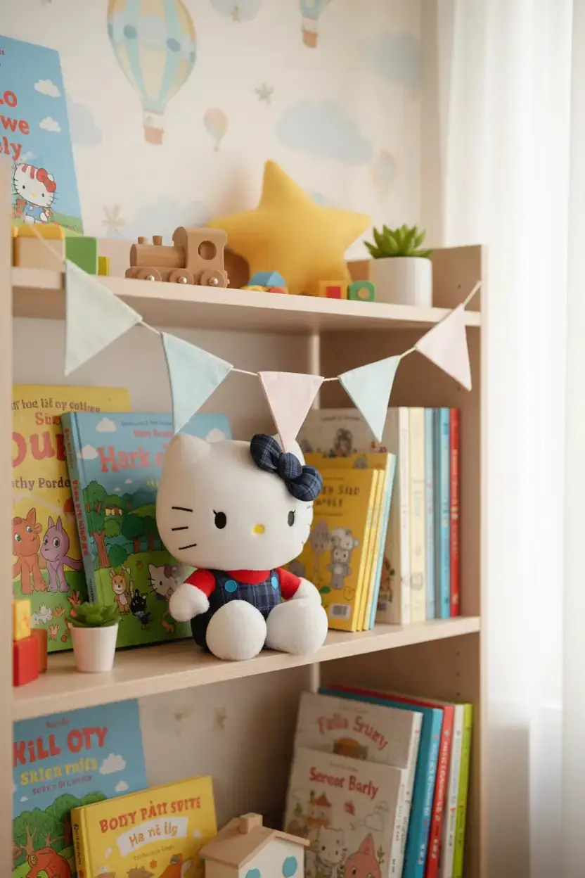 Sanrio Lisanslı Hello Kitty Peluş Oyuncak 25 Cm – Oturan Yumuşacık Sevimli Tasarım