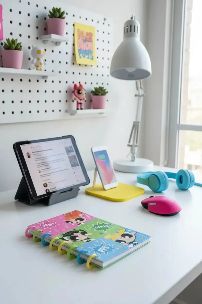 Powerpuff Girls Lisanslı Sert Kapak Spiralli Defter 80 Yaprak 21.4 Cm