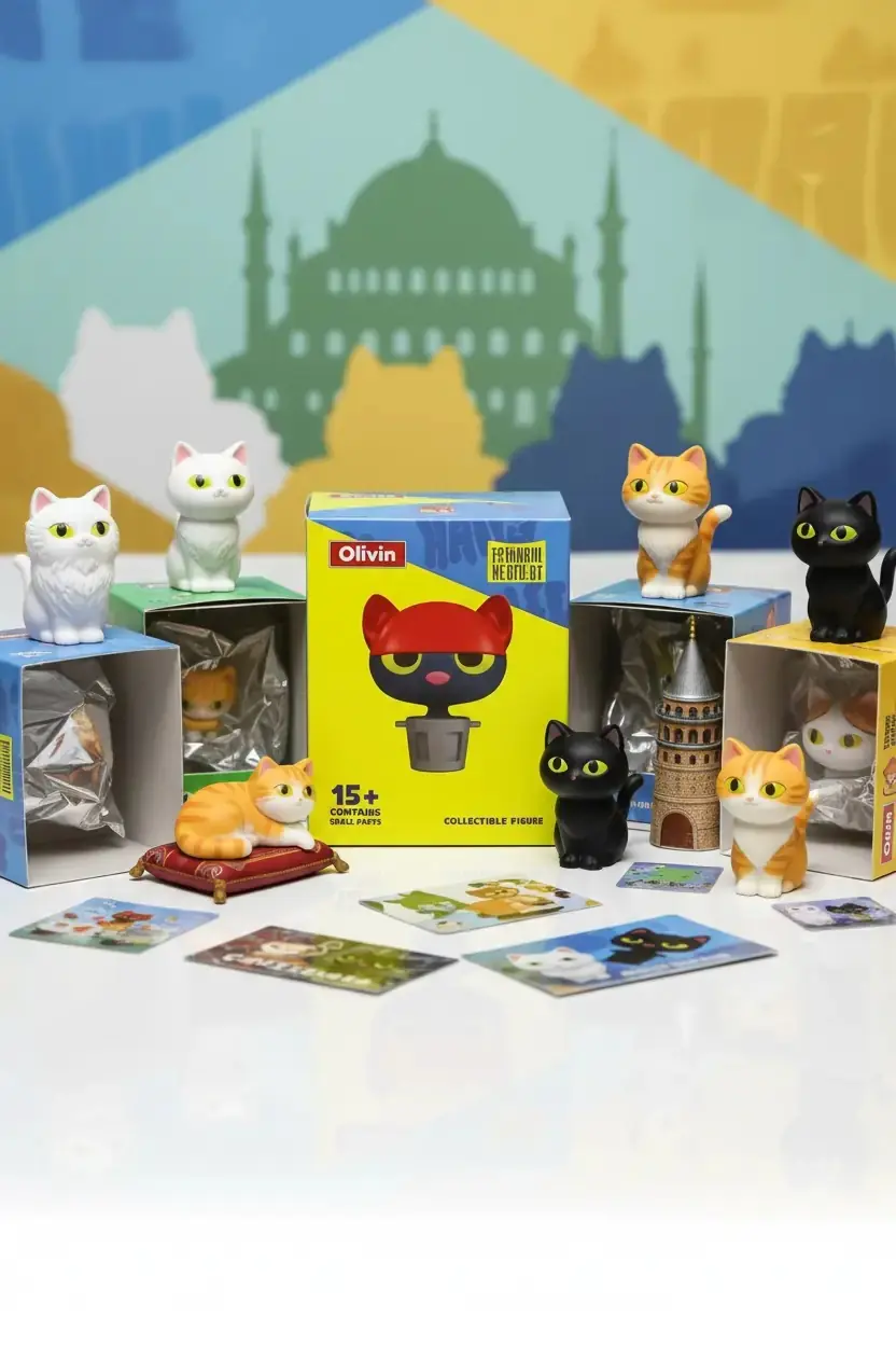 İstanbul Kedileri Blind Box – Sürpriz Koleksiyon Figürü