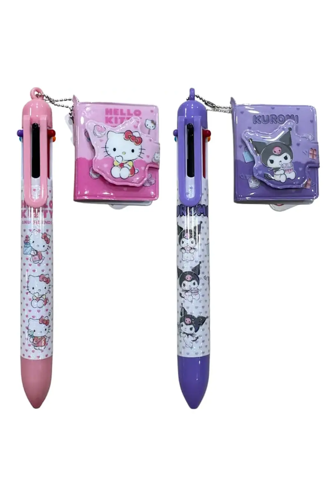 Timon Sanrio Lisanslı 6 Renkli Tükenmez Kalem – Kuromi Figürlü