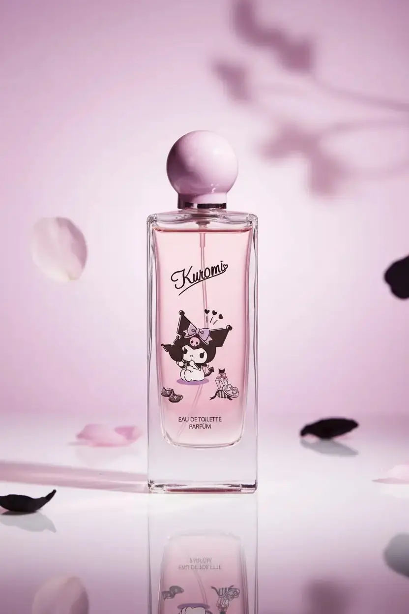 Sanrio Lisanslı Kuromi Parfüm EDT 50 ml – Ferah Floral Notalı Kadın Parfümü