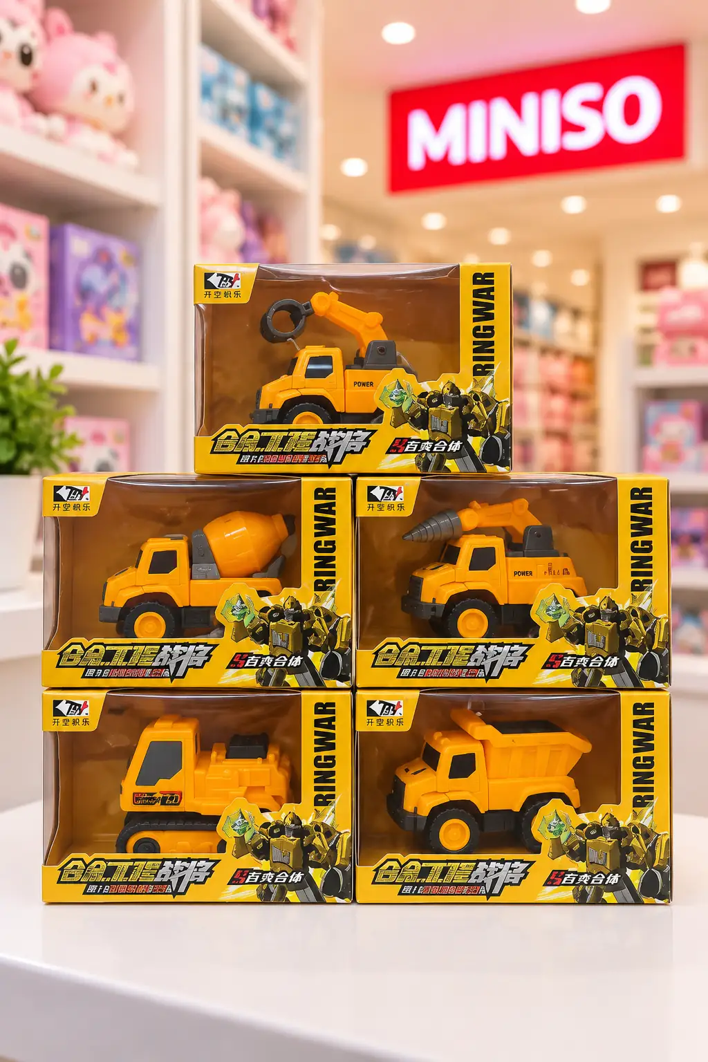 Miniso Lisanslı 5'i 1 Arada Dönüşüm Aracı – Mühendislik Aracı 5 Çeşit Model