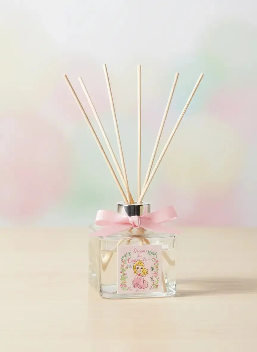 Disney Prenses Aurora Lisanslı Oda Kokusu – Çubuklu Dekoratif Difüzör Ve Ev Parfümü 24 Cm