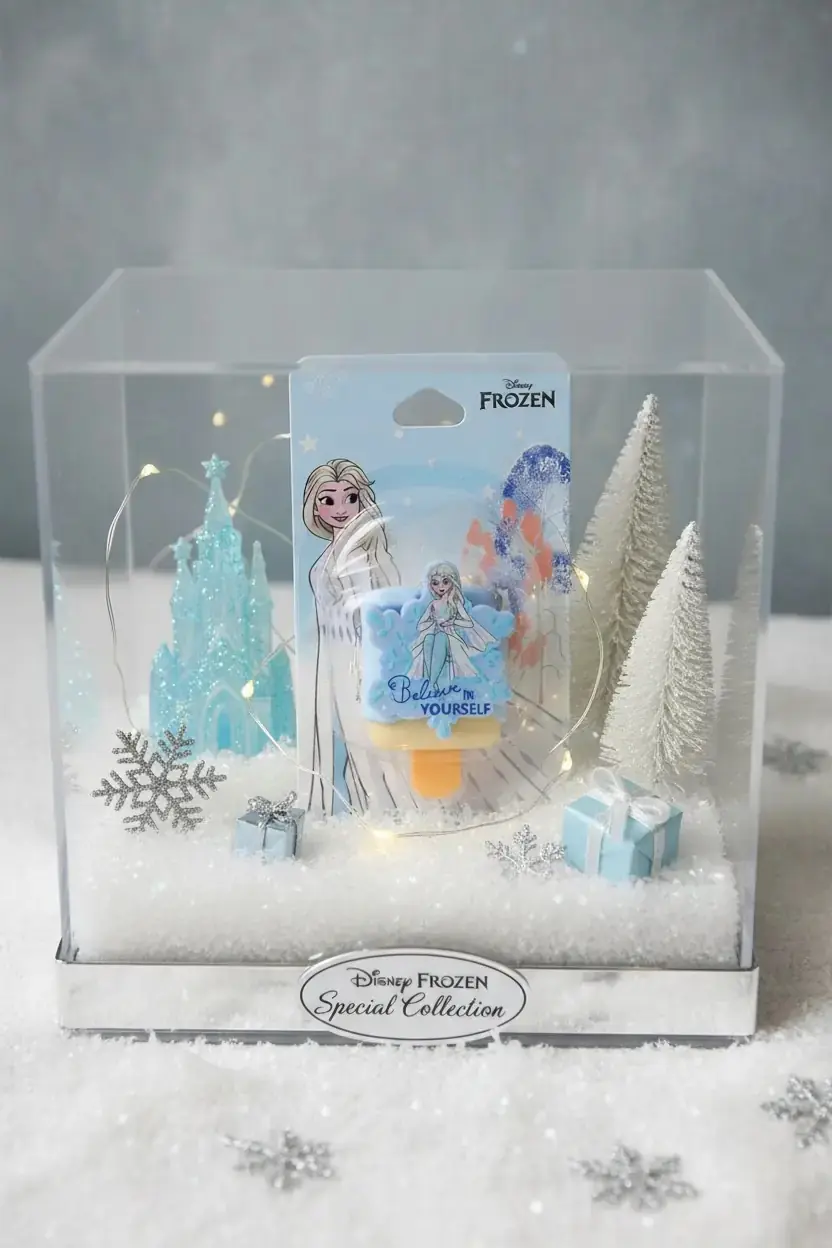 Disney Frozen Lisanslı Lip Balm Kar Tanesi - Elsa Figürlü Nemlendirici ve Koruyucu Dudak Bakım Kremi