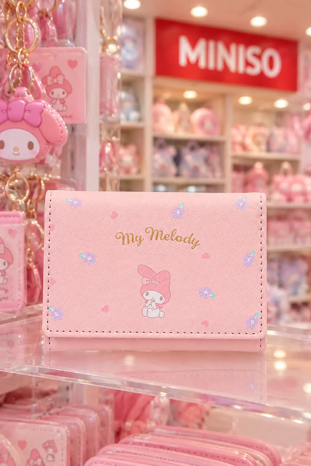 Sanrio Lisanslı My Melody Sevimli Kapaklı Bozuk Para Cüzdanı 11 Cm