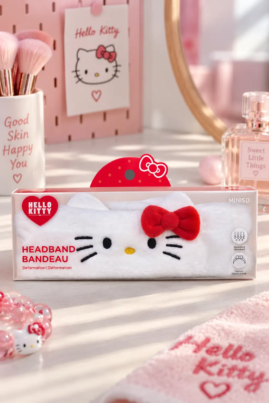 Sanrio Lisanslı Hello Kitty Çizgi Film Saç Bandı – Yumuşak 21 Cm