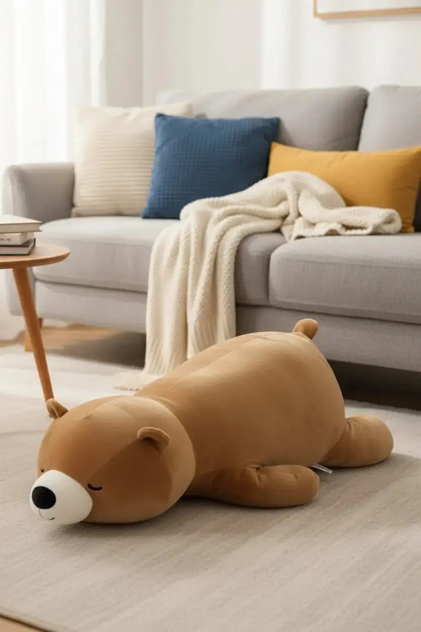 Miniso Lisanslı Dev Peluş Ayı 85 cm – Yumuşak ve Esnek Kumaş