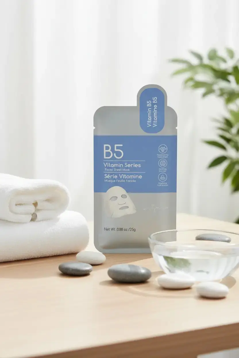 Miniso Lisanslı Vitamin Serisi B5 İçerikli Nemlendirici Kağıt Yüz Maskesi