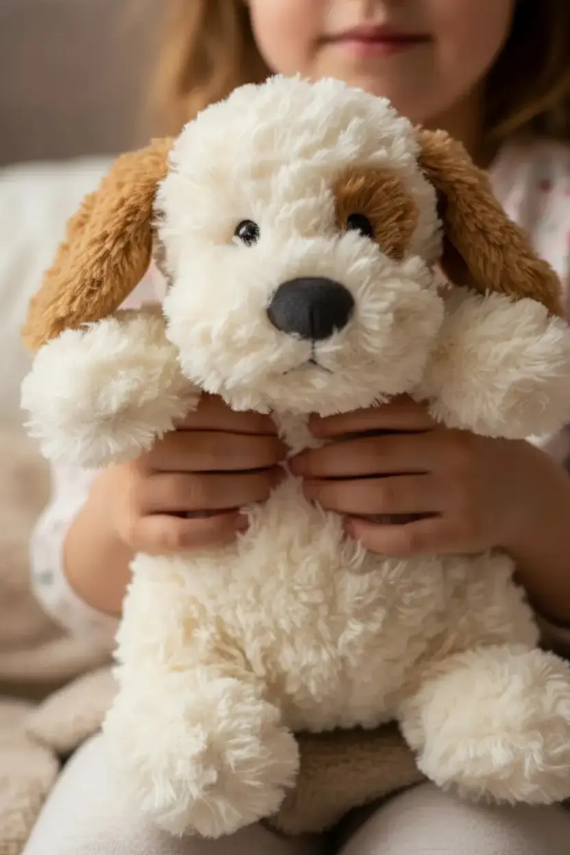 Miniso Lisanslı Yatar Pozisyon Koleksiyonu Küçük Yumuşak Köpek Peluş Oyuncak