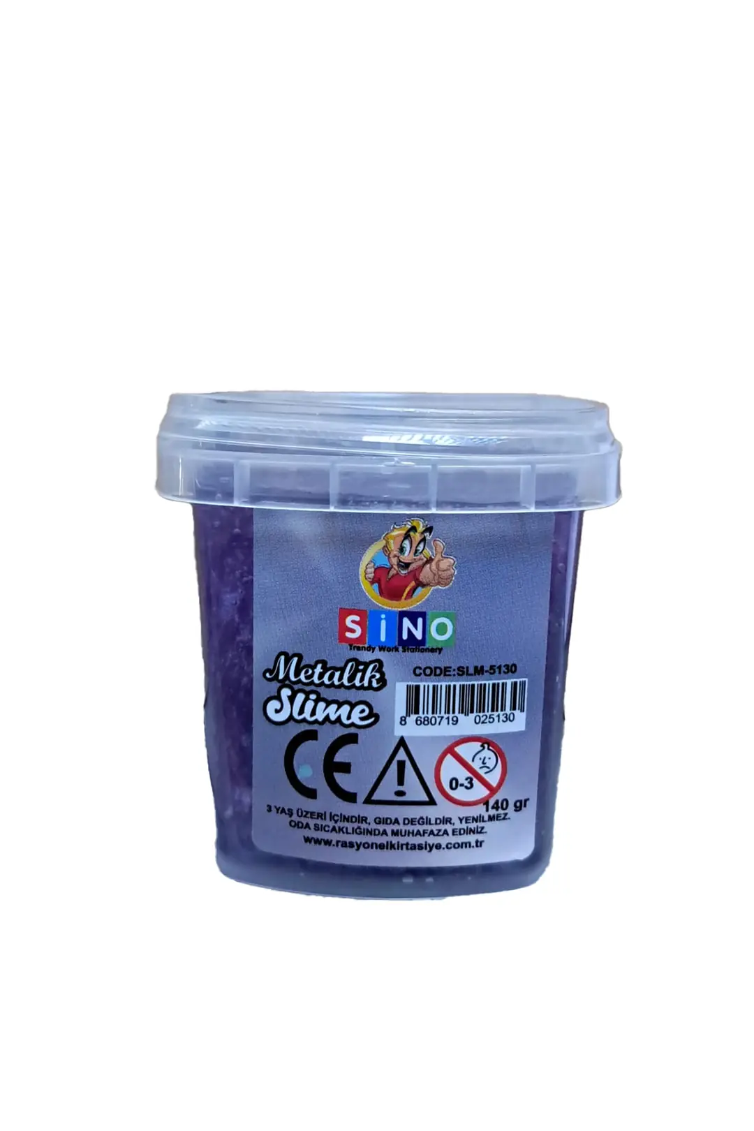 Sino Metalik Slime Oyun Jeli 140 Gr – Esnek Parlak Dokulu Eğlenceli Oyun