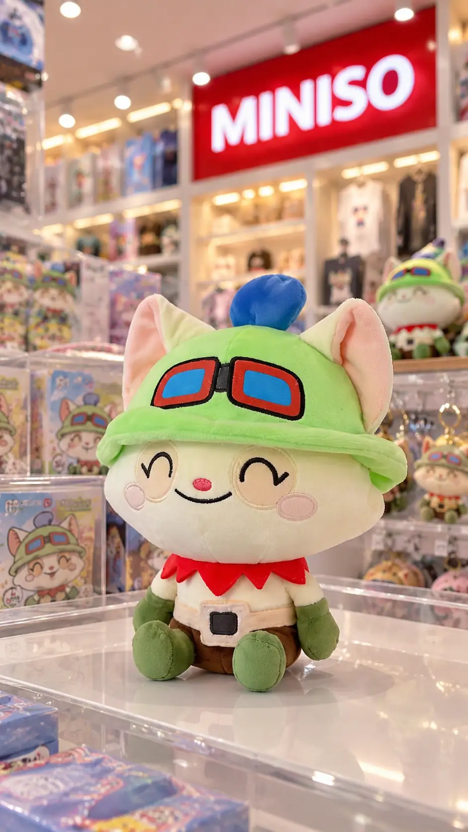 League of Legends Lisanslı Teemo Oturan Peluş Oyuncak – Yumuşak Koleksiyonluk
