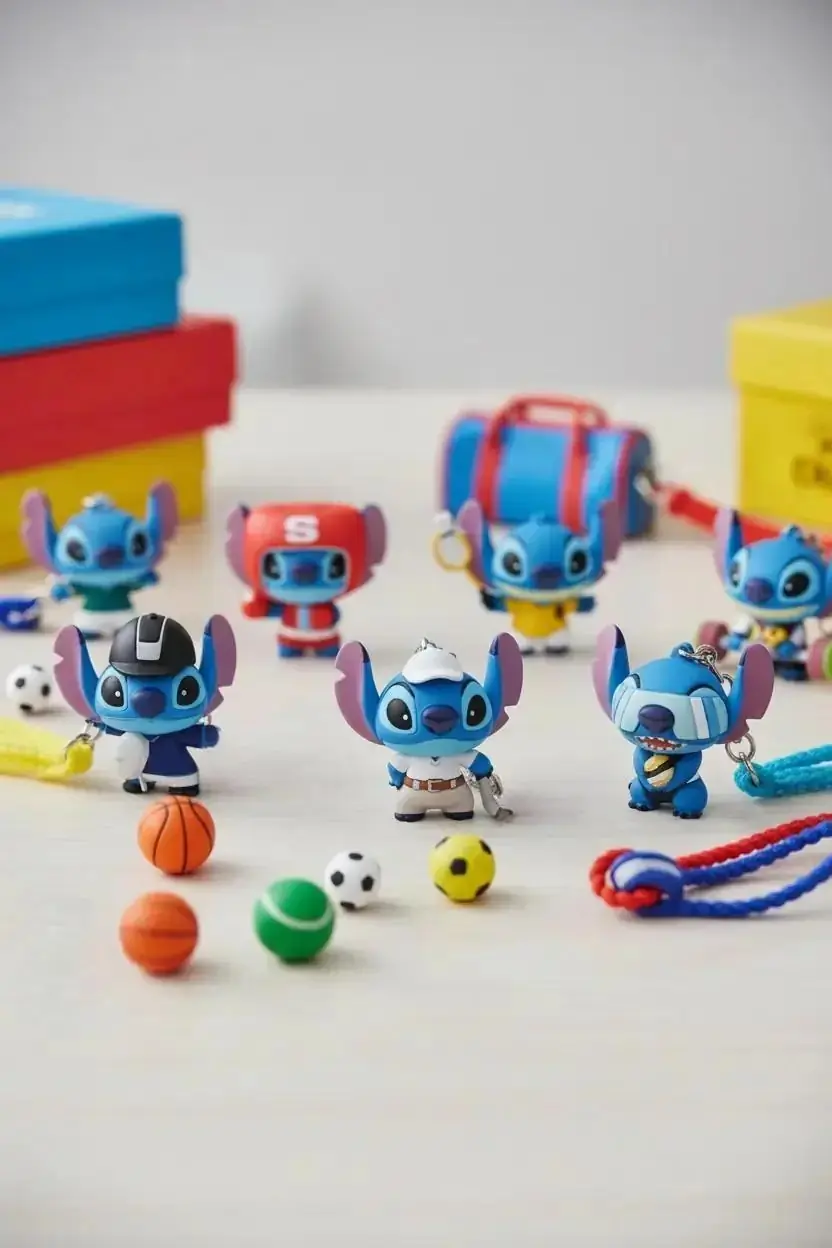 Disney Lisanslı Stitch Sport Klipsli Figür Blind Box – Spor Koleksiyonu