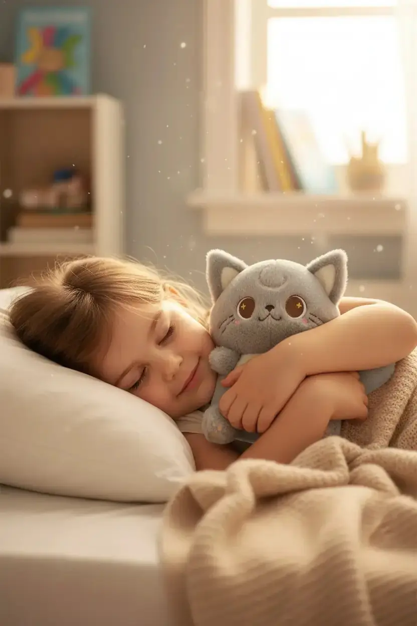 Miniso Lisanslı Çöl Yıldızı Serisi Kedi Peluş Oyuncak - Gri (25 cm)