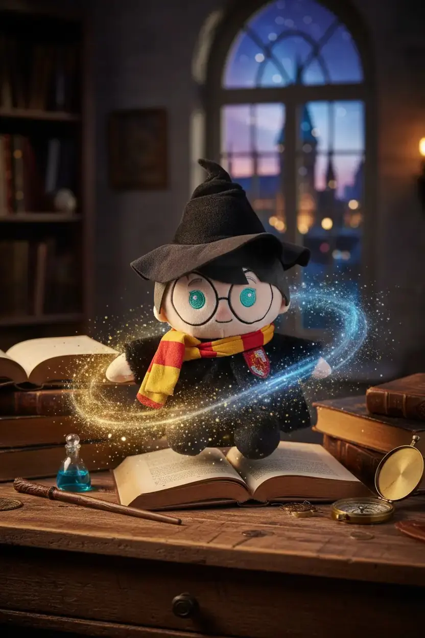 Harry Potter Lisanslı Magic Robe Oturan Peluş Oyuncak