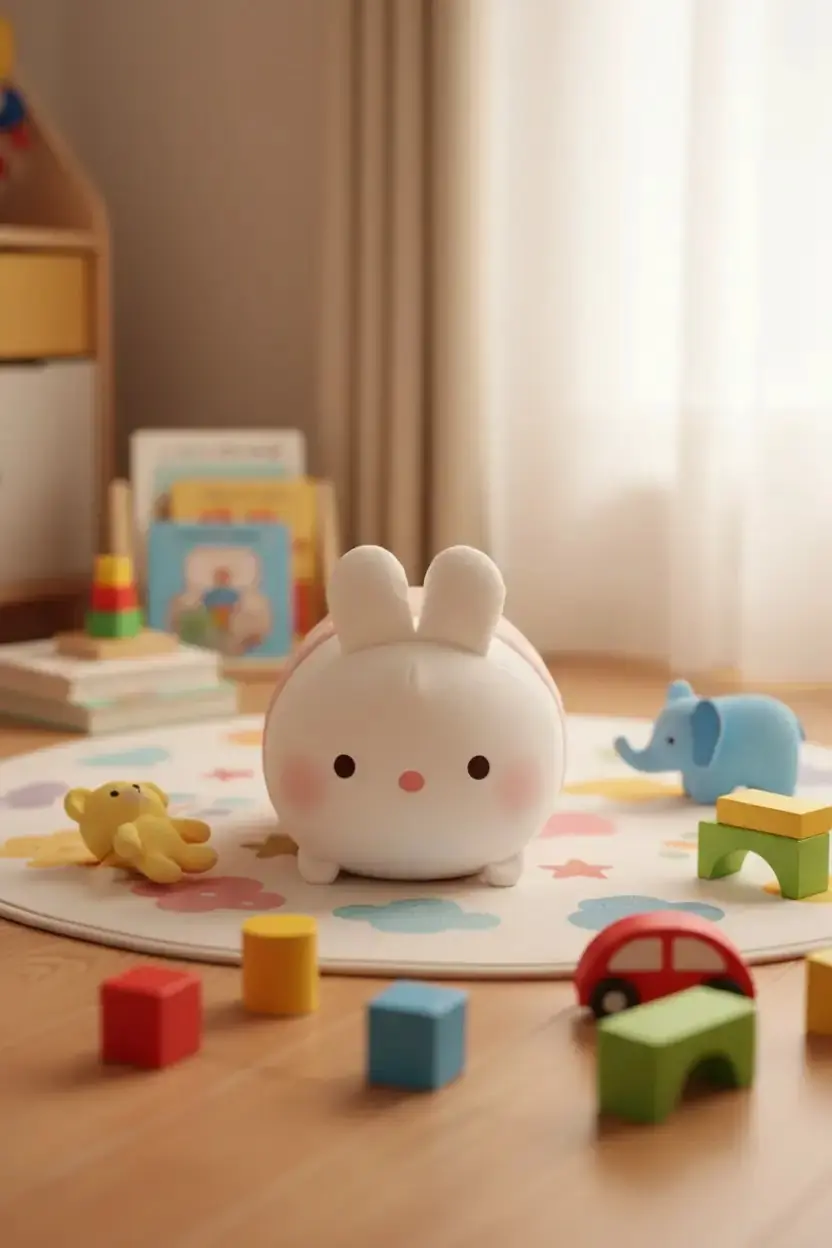 Miniso Lisanslı Beyaz Tavşan Peluş Oyuncak 30 Cm – Yumuşacık Sarılmalık Sevimli Tasarım