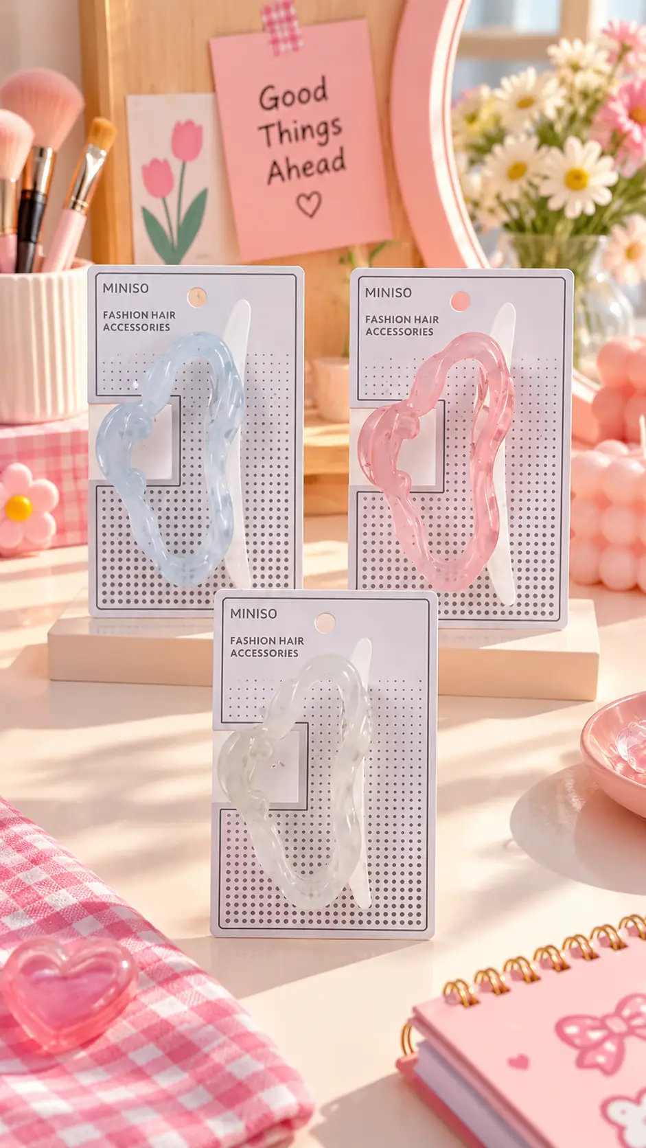 Miniso Lisanslı Basic Jöle Bulut Saç Tokası – Karışık Renk 11 Cm
