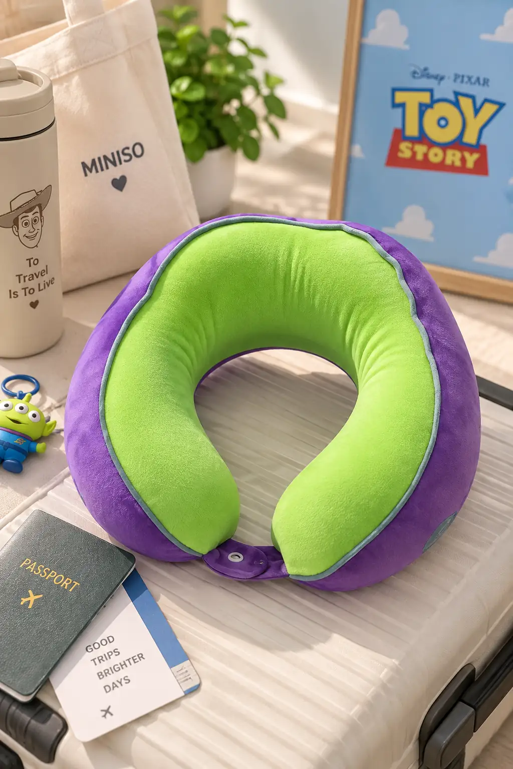 Disney Pixar Lisanslı Toy Story Hafızalı Köpük Boyun Yastığı – 24 Cm