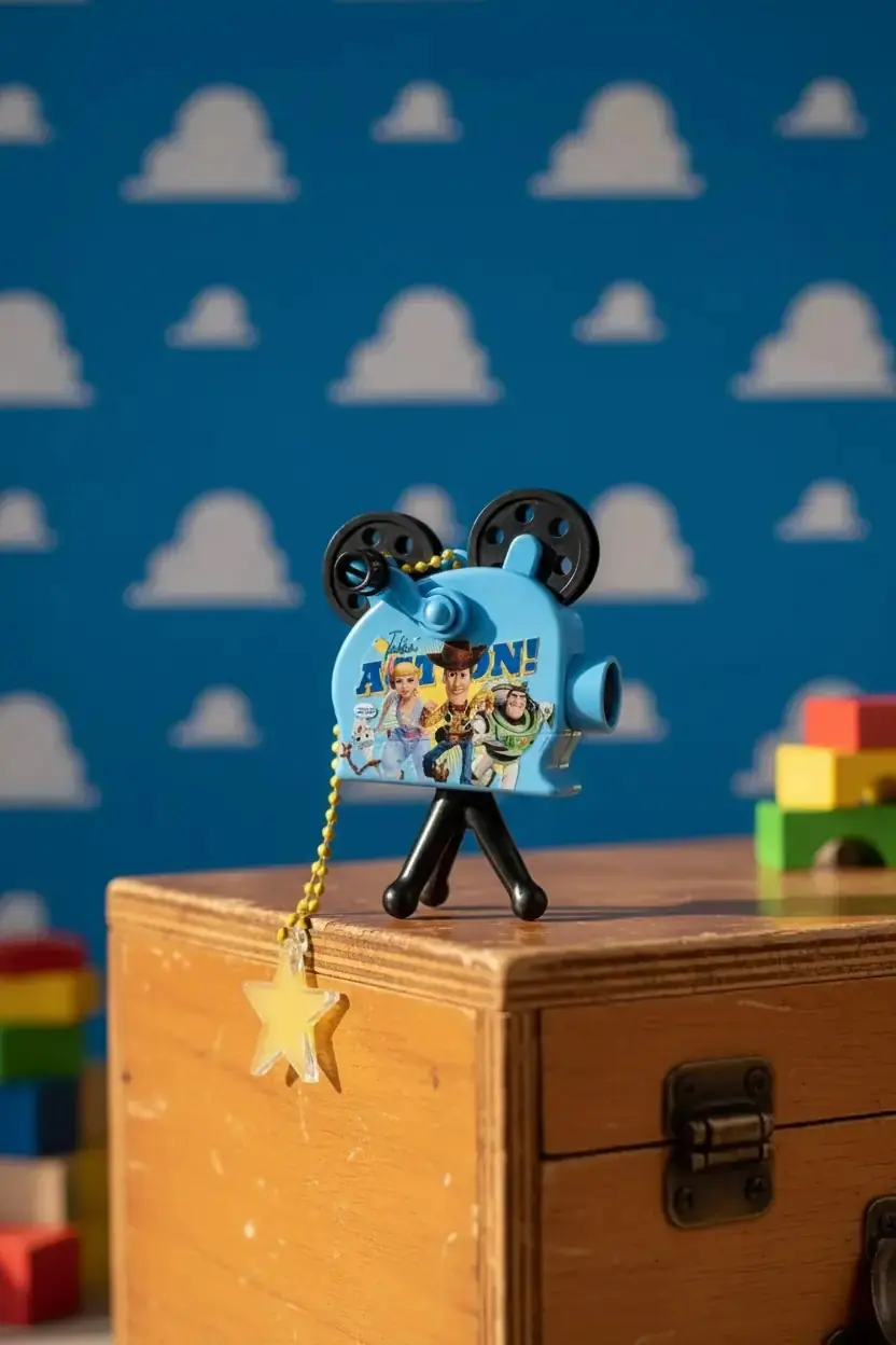 Disney Pixar Lisanslı Toy Story Projektörlü Işıklı Kolye Ucu – Mavi