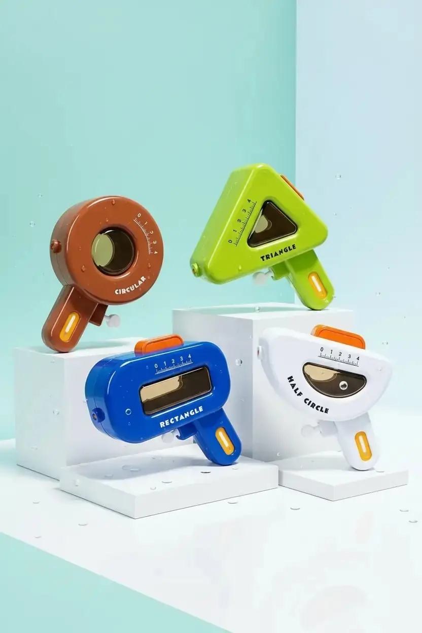 Miniso Lisanslı Mini Geometrik Su Tabancası – Karışık Tasarımlar