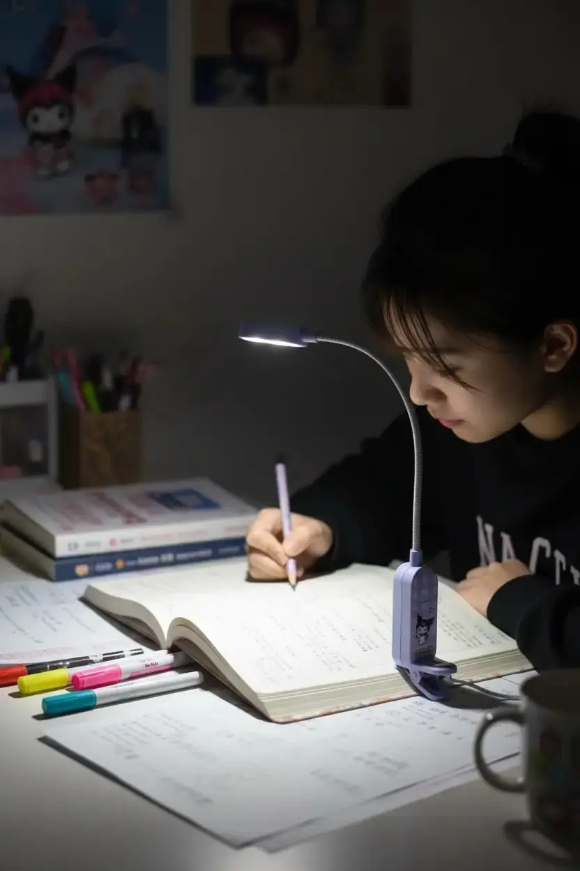 Sanrio Lisanslı Kuromi Led Gece Lambası – Kompakt & Odaklı Aydınlatma