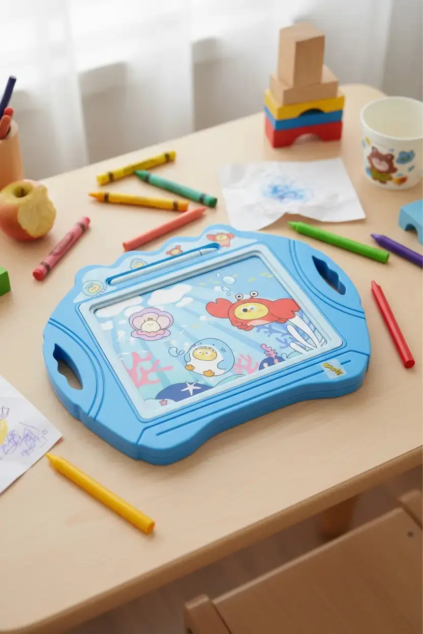 Miniso Lisanslı Manyetik Çizim Tahtası – Tekrar Kullanılabilir Eğitici Yaz Sil Tahta