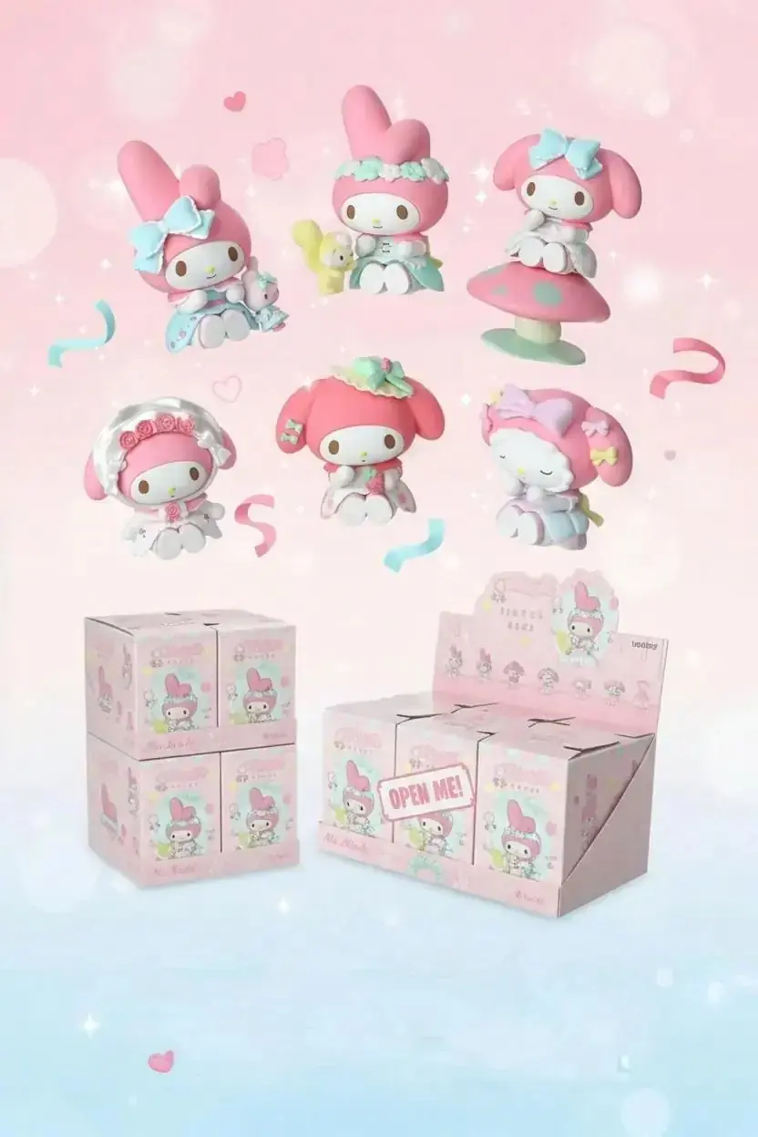 Sanrio Lisanslı My Melody Gizli Orman Çay Partisi Blind Box – 6,5 Cm
