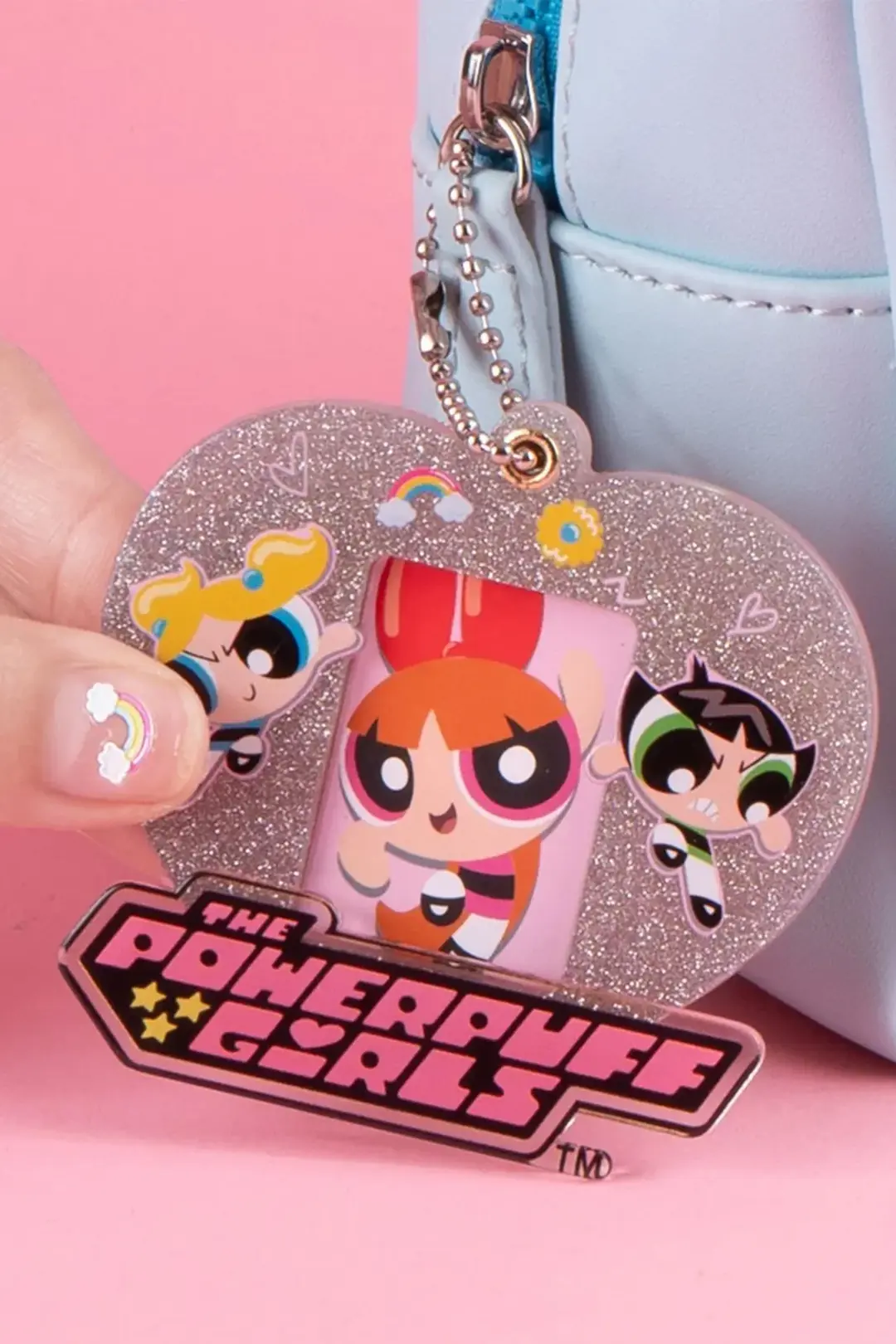 Powerpuff Girls Lisanslı Kalp Figürlü Anahtarlık Renkli 12,5 Cm