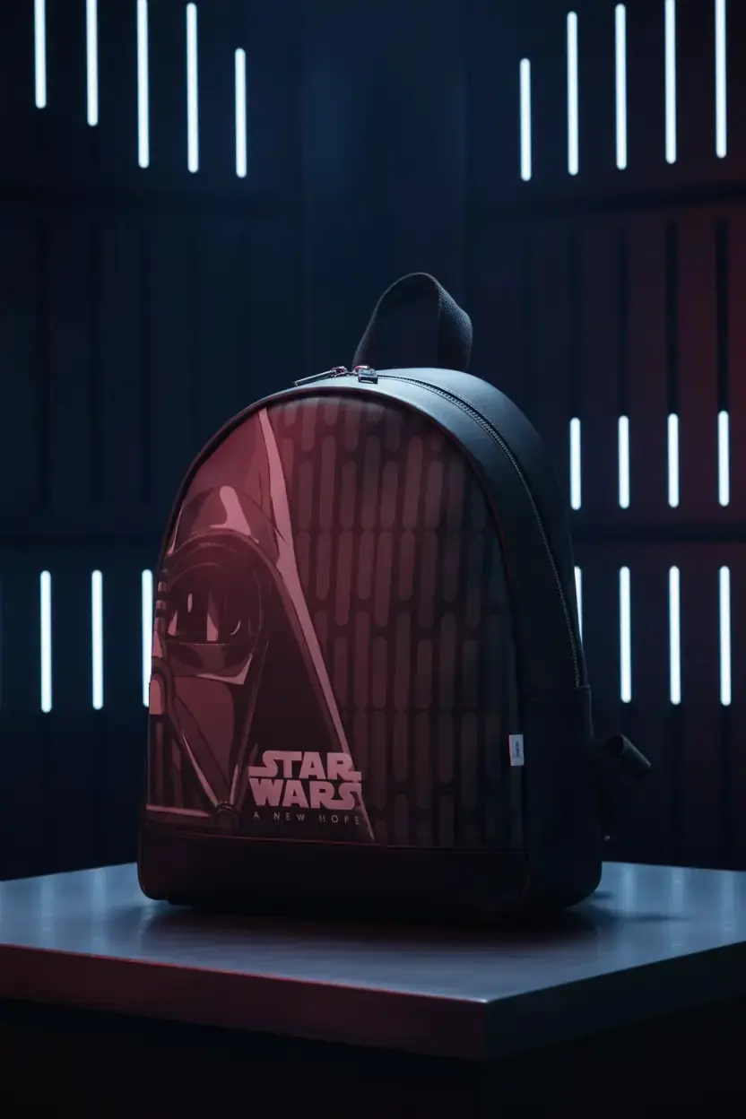 Star Wars Lisanslı Darth Vader Sırt Çantası 30 x 14 x 36 cm – Ayarlanabilir Askılı