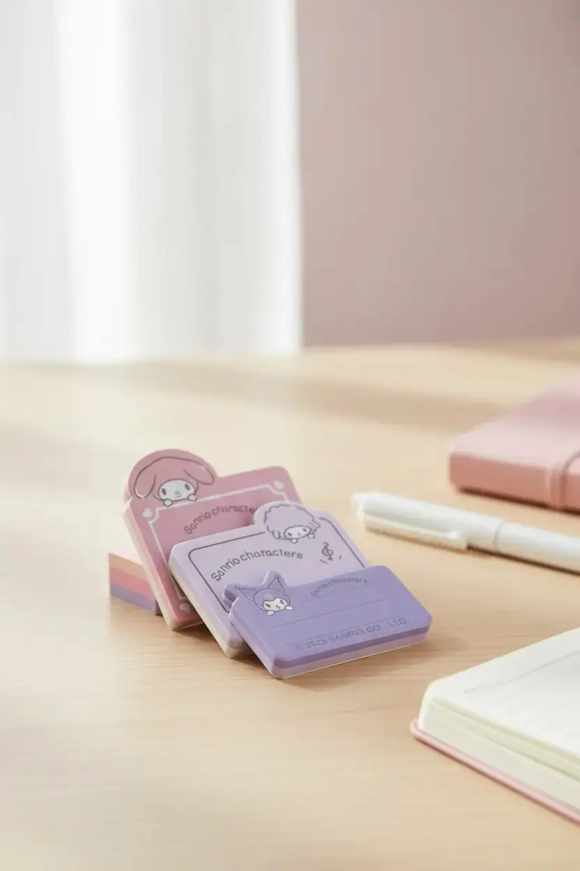 Sanrio Lisanslı Karakterler Sert Kapak Not Kağıdı Seti – 60 Yaprak