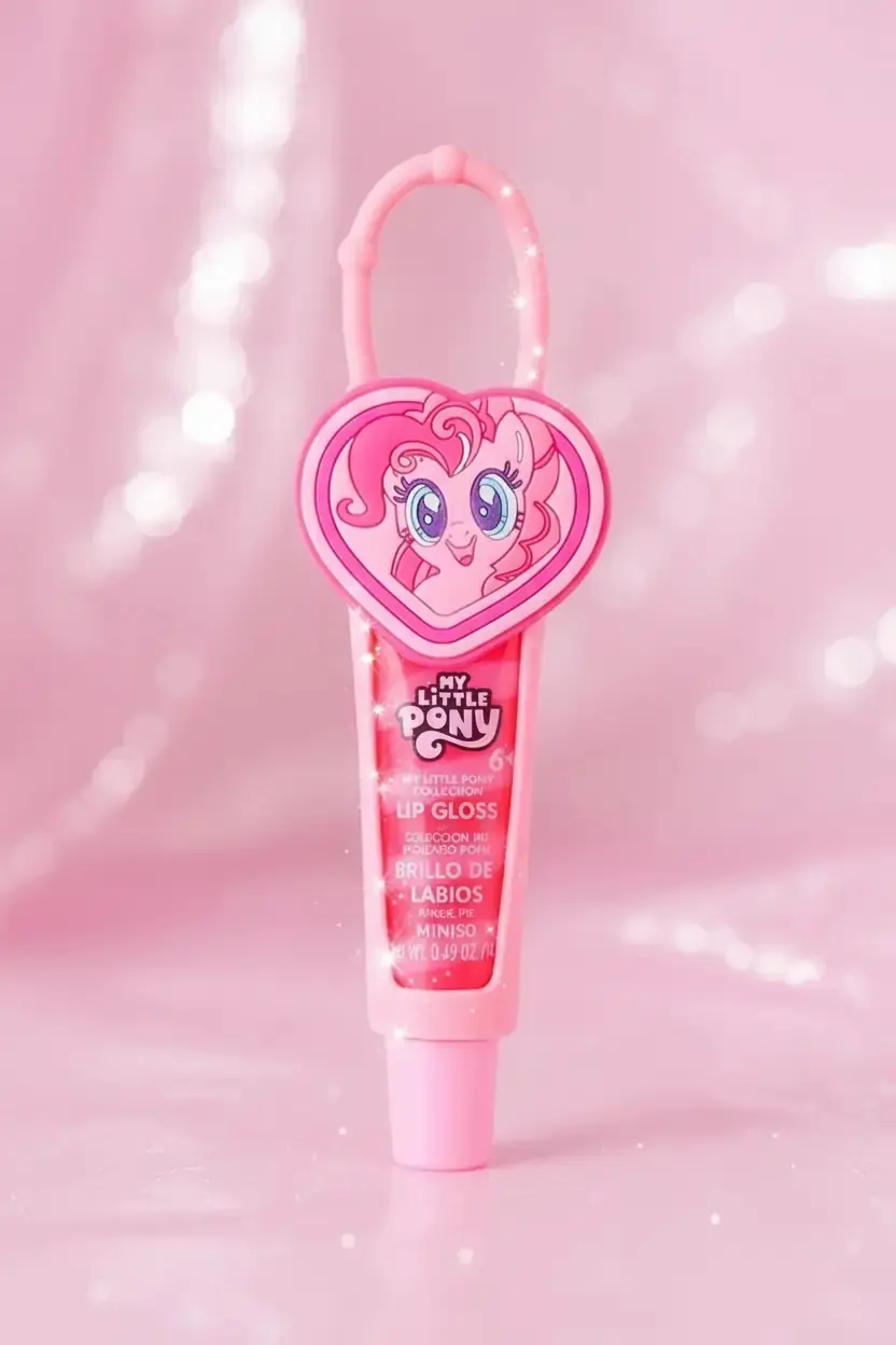 My Little Pony Lisanslı Pinkie Pie Dudak Parlatıcısı - Kalp Tasarımlı Nemlendirici Işıltılı Lip Gloss