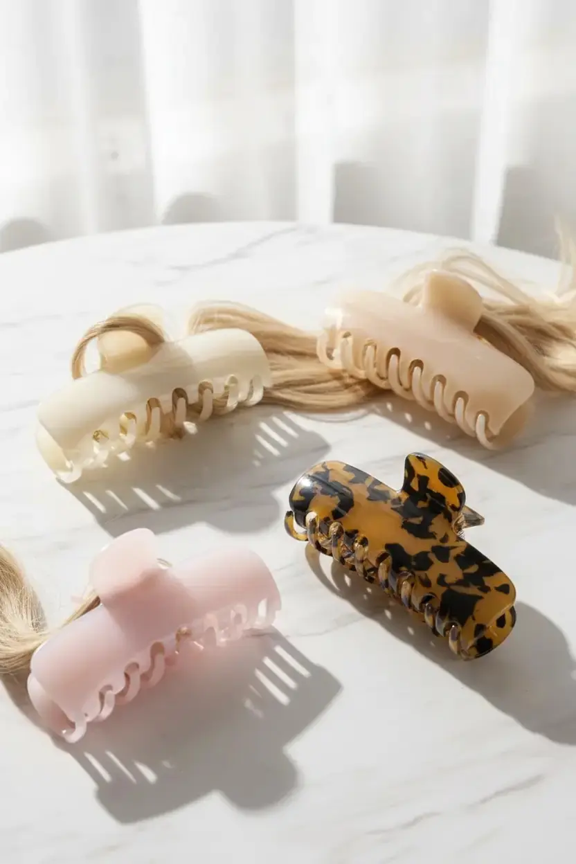 Miniso Lisanslı Basic Kıskaç Toka – Günlük Sade Tasarım 12 Cm