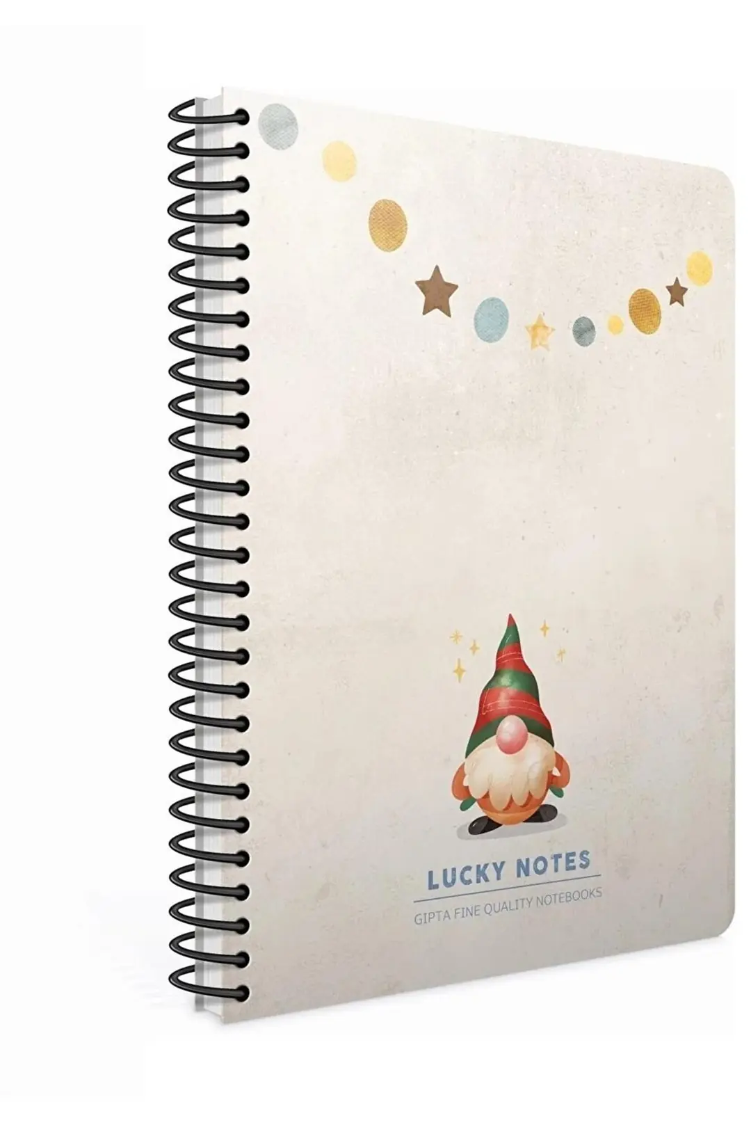 Lucky Notes Spiralli A4 Not Defteri – 80 Yaprak Kareli Geniş Yazım Alanlı Okul Defteri 30 CM