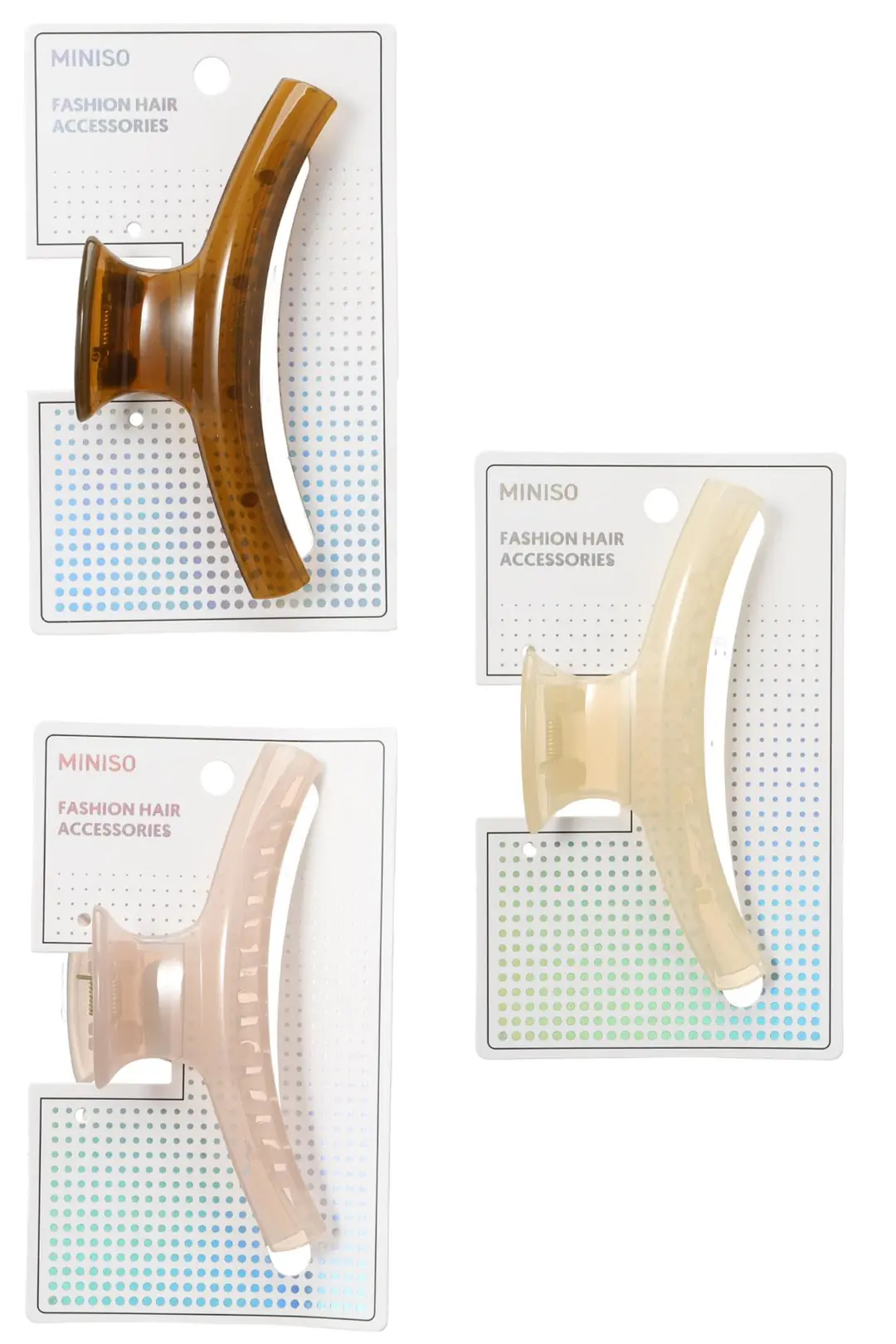 Miniso Lisanslı Basic Şeffaf Saç Tokası 14 Cm – Güçlü Tutuşlu Modern Tasarım